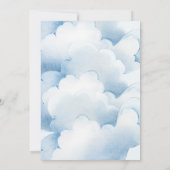 Here Comes The Son Editable Baby Boy Shower Einladung (Rückseite)