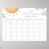 Here Comes the Son Guess the Date Poster (Vorne)