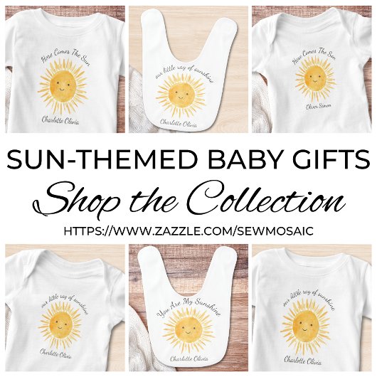 Here Comes The Son Personalized  Baby Strampler