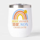 Here Comes The Son Rainbow Boy Baby Shower (Vorderseite)