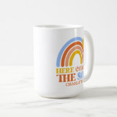 Here Comes The Son Rainbow Boy Baby Shower Kaffeetasse (VorderseiteRechts)