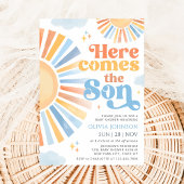 Here Comes the Son Sunshine Baby Shower Invitation Einladung