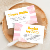 Here Comes the Sun Baby Shower Diaper Raffle Begleitkarte