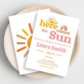 Here comes the Sun Baby Shower Einladung