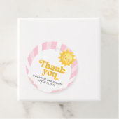 Here Comes the Sun Baby Shower Geschenkanhänger (Beispiel)