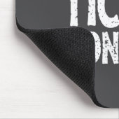 Here Comes The Tickle Monster Funny Tickling Laugh Mousepad (Ecke)