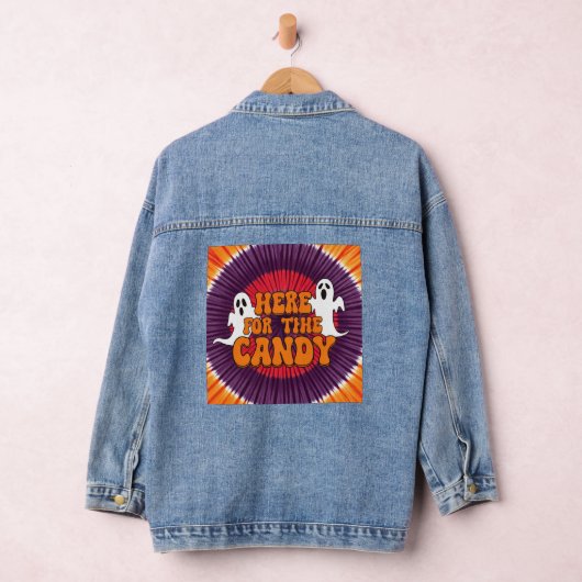 "Here for Candy" Halloween Denim Jacket Jeansjacke (Hangar)