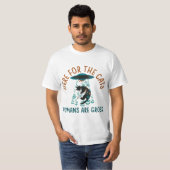 Here For The Cats Humans 567r8e Gross  T-Shirt (Vorne ganz)