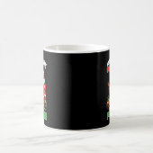 Here For The Forced Family Fun Santa Christmas Tre Kaffeetasse (Mittel)