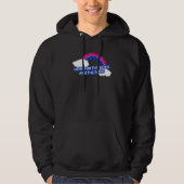 Here For The Hoes And The Bros Rainbow Bisexual 2 Hoodie (Vorderseite)