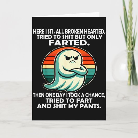 Here I Sit All Broken Hearted Tried To But Only Fa Karte (Vorderseite)