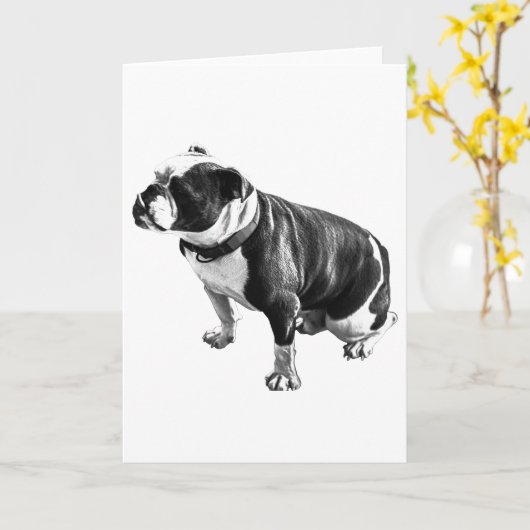 Here, Patiently Karte (Gelbe Blume)