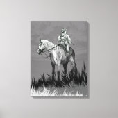 "Here There Be Knights" Kunstdruck von Jaime Munt Leinwanddruck (Vorderseite)