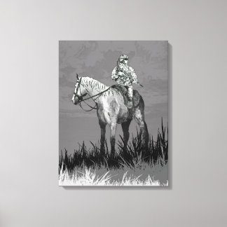 "Here There Be Knights" Kunstdruck von Jaime Munt Leinwanddruck