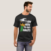 Here To Get Nauti Cruise Boat Upside Down Pineappl T-Shirt (Vorne ganz)