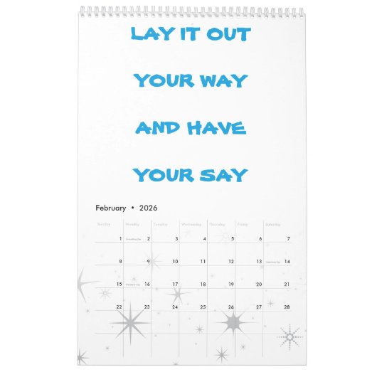 HereByCreation -Eng&ESP-Kalender Kalender (Feb 2026)