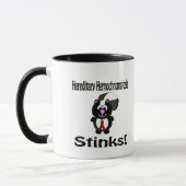 Hereditäre Hemochromatose Stinks Skunk Bewusstsein Tasse (Links)