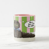 Hereeee Miezekatze-Miezekatze-MiezekatzeMiezekatze Zweifarbige Tasse (Mittel)