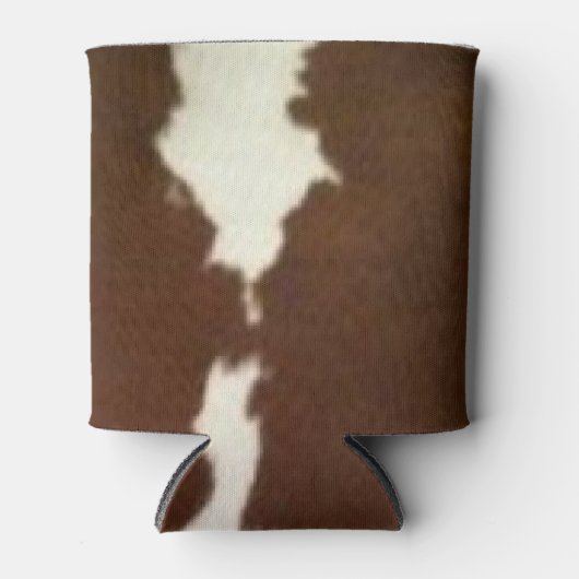 Hereford Brown and White Imitats Cowhide Can Coole Dosenkühler (Vorderseite)