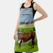 Hereford Bull vor Ort Schürze (InSitu)