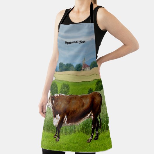 Hereford Bull vor Ort  Schürze (InSitu)