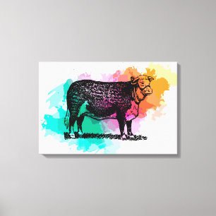 Hereford Cattle Leinwanddruck