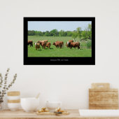 Hereford Cattle Poster Print (Küche)