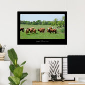 Hereford Cattle Poster Print (Heimbüro)