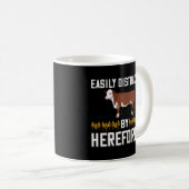 Hereford Cow Cattle Bull Beef Farm Kaffeetasse (VorderseiteRechts)
