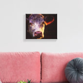 Hereford Cow Leinwand Art (Insitu (Wohnzimmer))