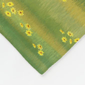 Hereford Cow & Niedlich Calf im Sommer Weide Fleecedecke (Ecke)