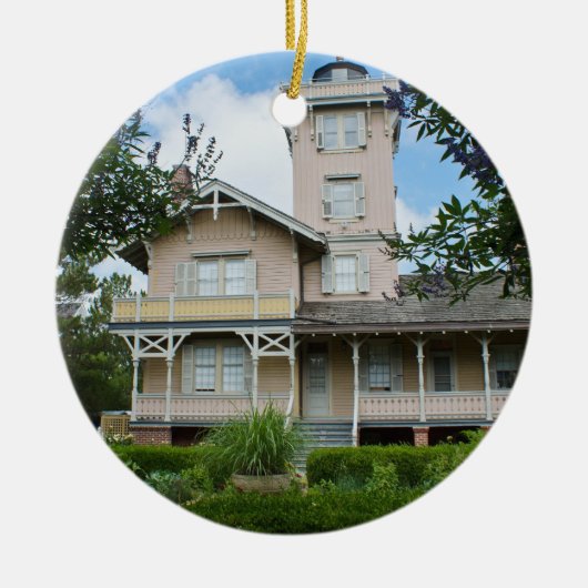 Hereford Einlass-Leuchtturm Keramikornament (Vorne)