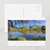 Hereford Feiertagspostkarte (Vorne/Hinten)
