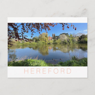 Hereford Feiertagspostkarte