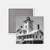 Hereford Inlet Lighthouse Magnet (Vorderseite/Rückseite)