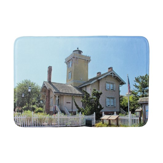Hereford Inlet Lighthouse, New Jersey Bath Mat Badematte (Vorderseite)