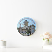 Hereford Inlet Lighthouse, New Jersey Clock Runde Wanduhr (Zuhause)