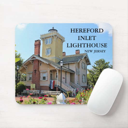 Hereford Inlet Lighthouse, New Jersey Mousepad (Mit Mouse)