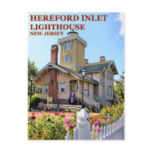 Hereford Inlet Lighthouse, New Jersey Postcard