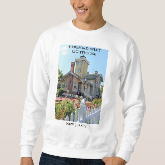 Hereford Inlet Lighthouse, New Jersey Sweatshirt (Vorderseite)