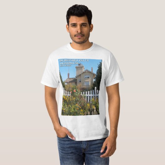 Hereford Inlet Lighthouse, New Jersey T - Shirt (Vorne ganz)