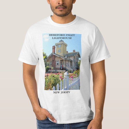 Hereford Inlet Lighthouse, New Jersey T-Shirt (Vorderseite)