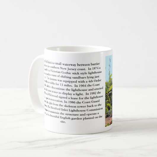Hereford Inlet Lighthouse, New Jersey Tasse (Vorderseite Links)