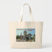 Hereford Inlet Lighthouse, New Jersey Tote Bag Jumbo Stoffbeutel (Vorne)