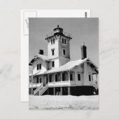 Hereford Inlet Lighthouse Postkarte (Vorne/Hinten)