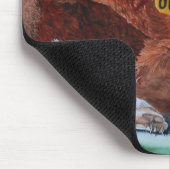 Hereford Kalb Mousepad (Ecke)