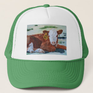 Hereford Kalb Truckerkappe