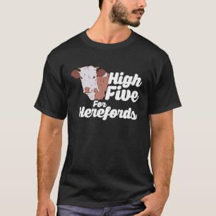 Hereford-Kuh Braford Brahma Rindfleisch Farmer Ras T-Shirt