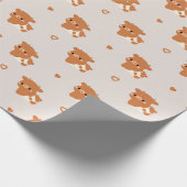 Hereford-Kuh Geschenkpapier (Ecke)