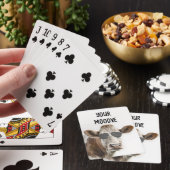 Hereford Kuh mit Sonnenbrille Spielkarten (In Situ)